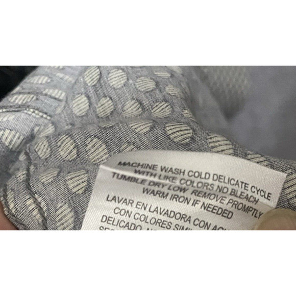 Stetson Pearl Snap Western Shirt Mens 2XL Gray Geometric Yoke Flip‎ Cuff Pockets - Picture 11 of 14